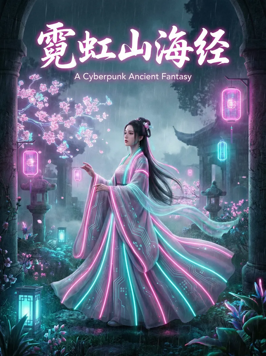 美女免费网站 古风奇缘短剧 - 霓虹山海经海报